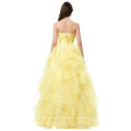 Grace Karin Strapless Off Shoulder Organza Long Ball Gown Western Quinceanera Vestido para filha CL3411-2